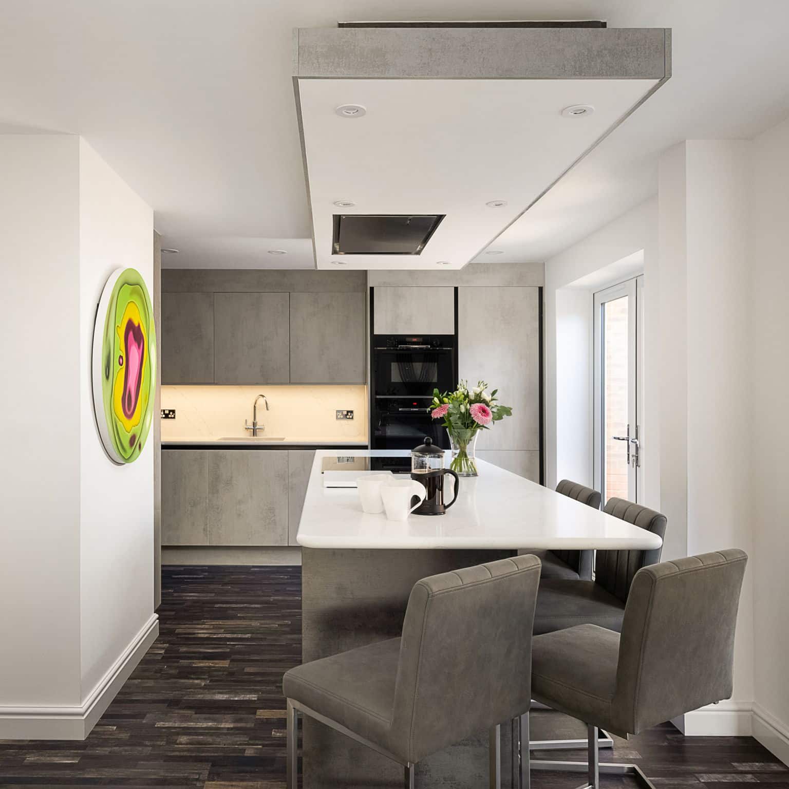 Contemporary kitchen square