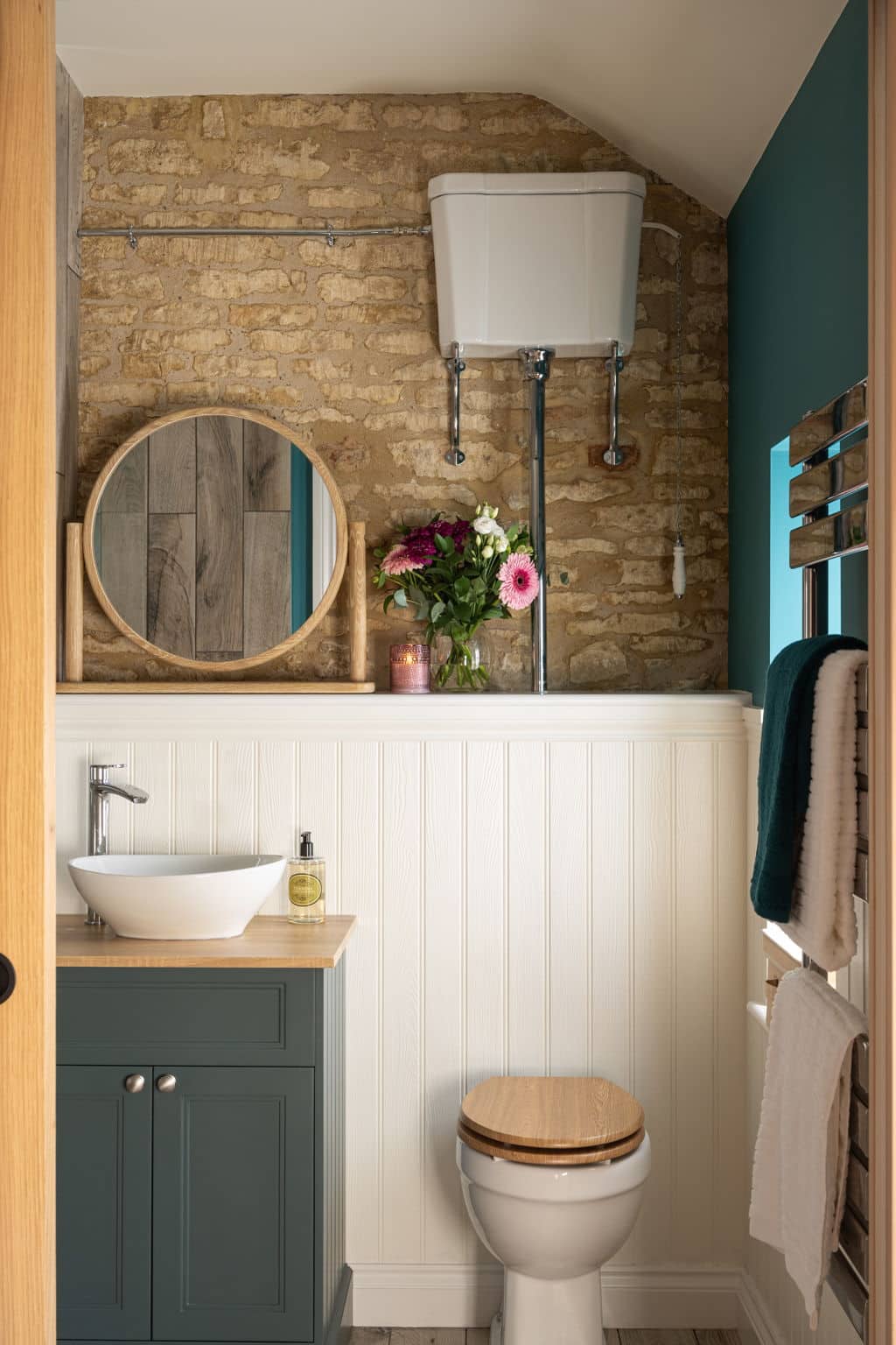 Modern and traditional bathroom 1