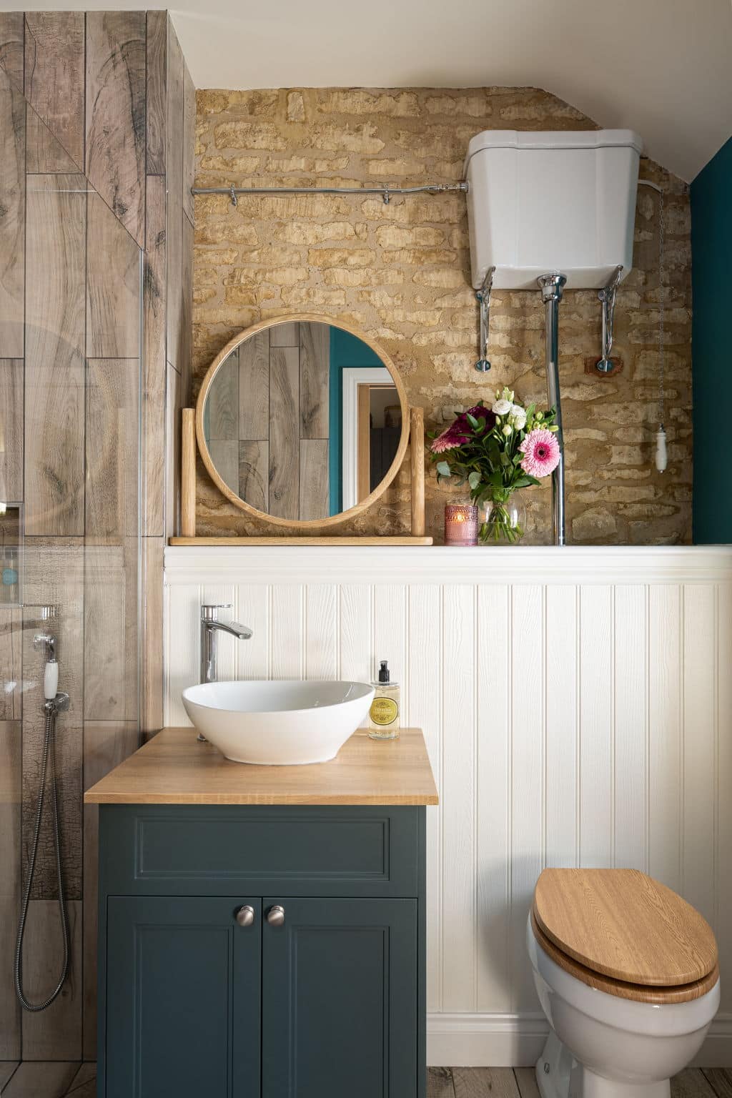 Modern and traditional bathroom 2