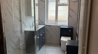 Walk in Waterfall Shower 2