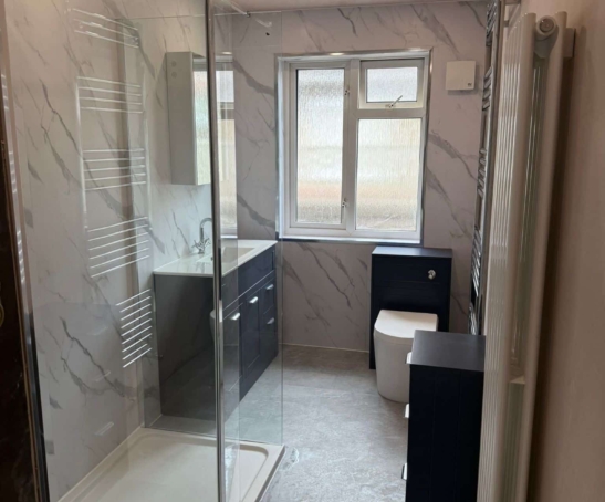 Walk in Waterfall Shower 2