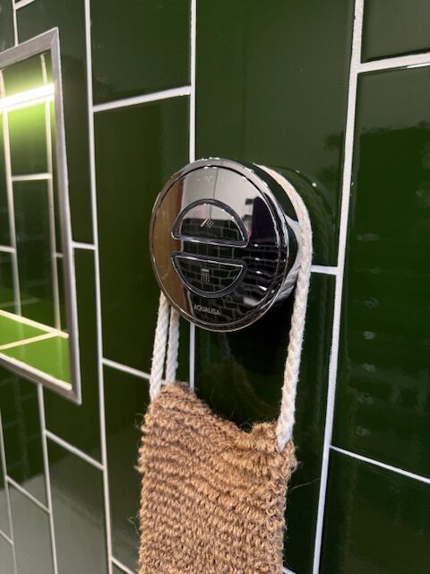 Green Tiled Bathroom