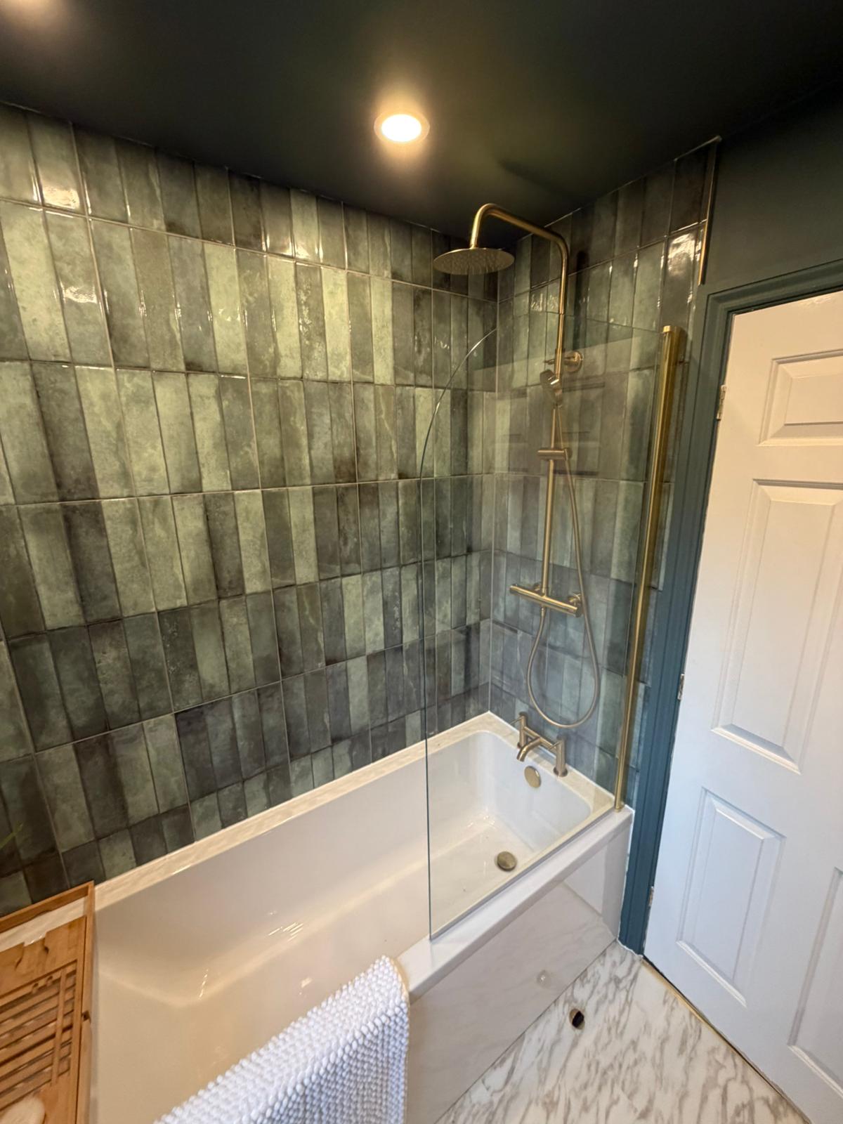 Half Tiled Bathroom
