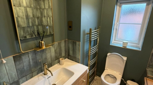 Half Tiled Bathroom