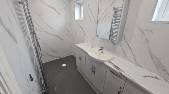 Carrara Marble Wet Room