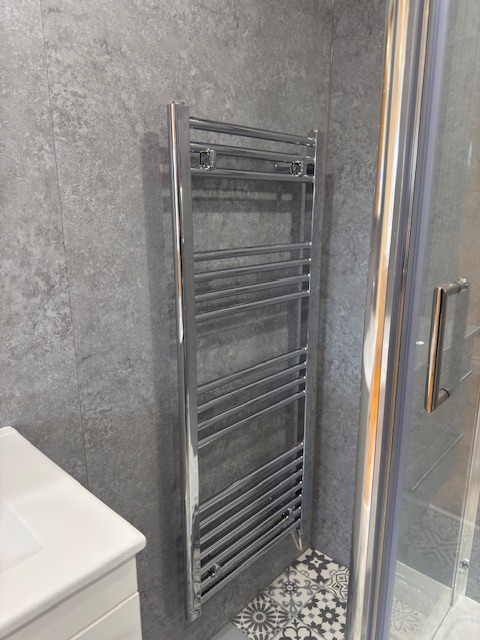 Corfu Mosaic Floor Shower