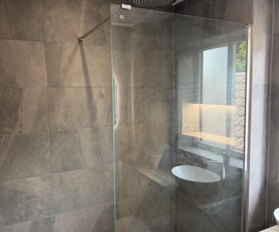 Matt Grey Slate Shower