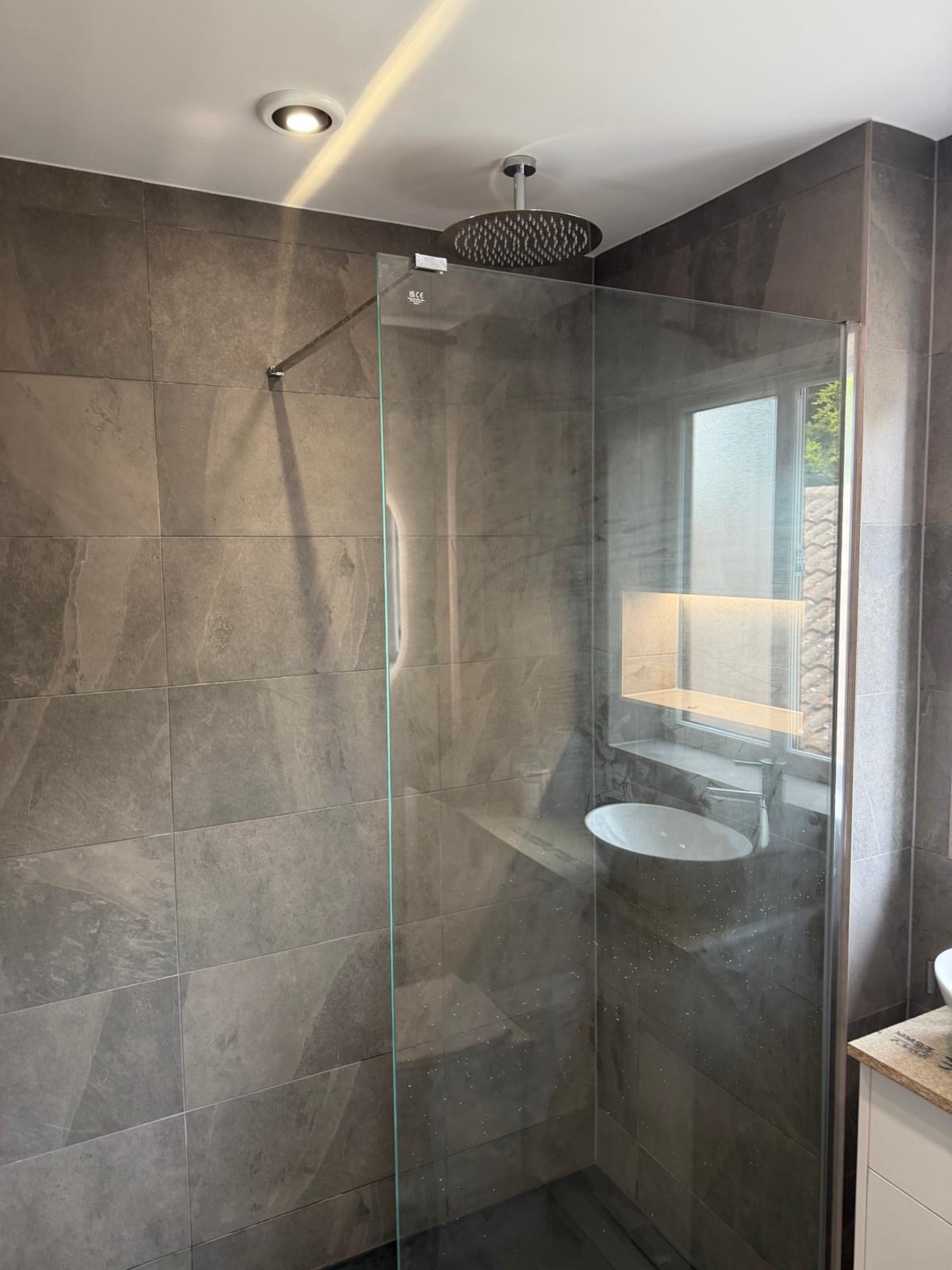 Matt Grey Slate Shower