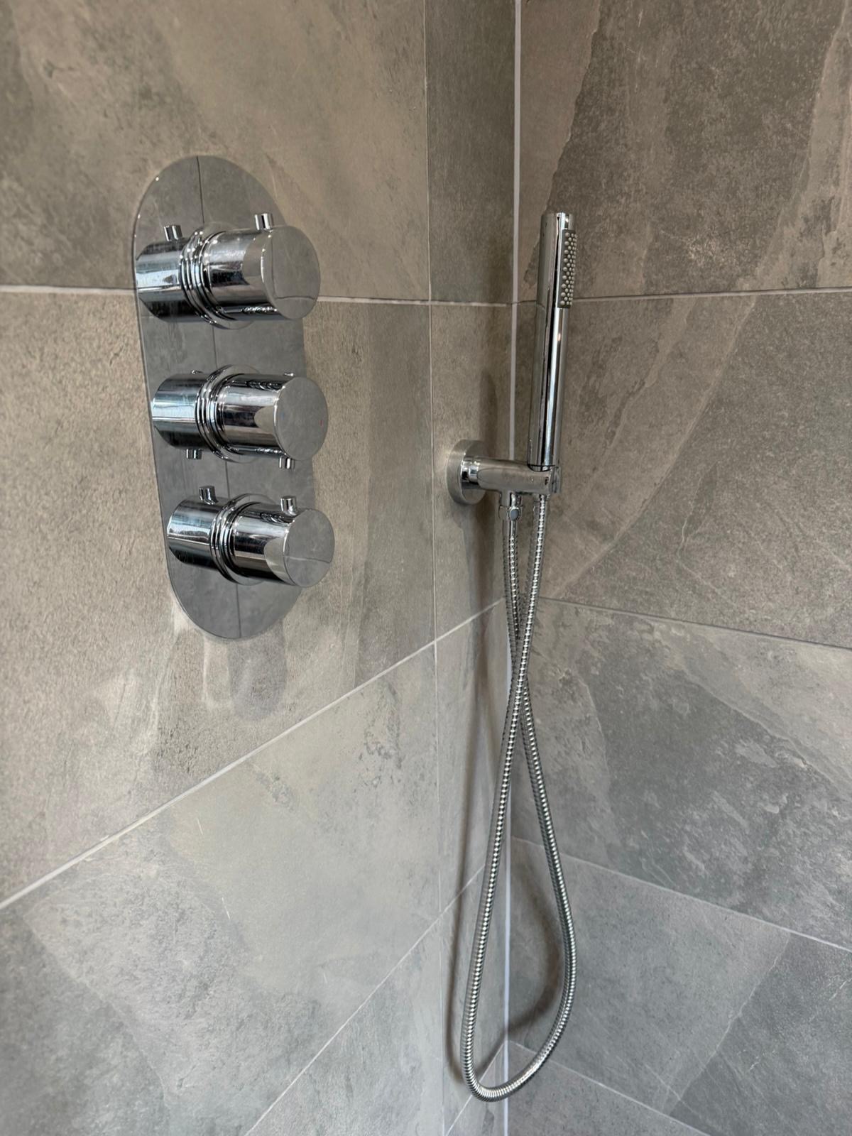 Matt Grey Slate Shower