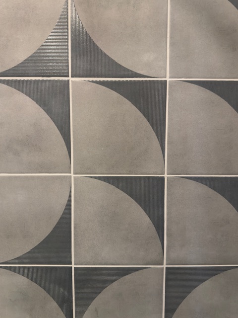 Nordic Blue Tile Bathroom