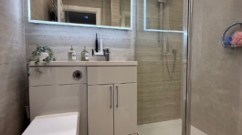 Travertine Shower