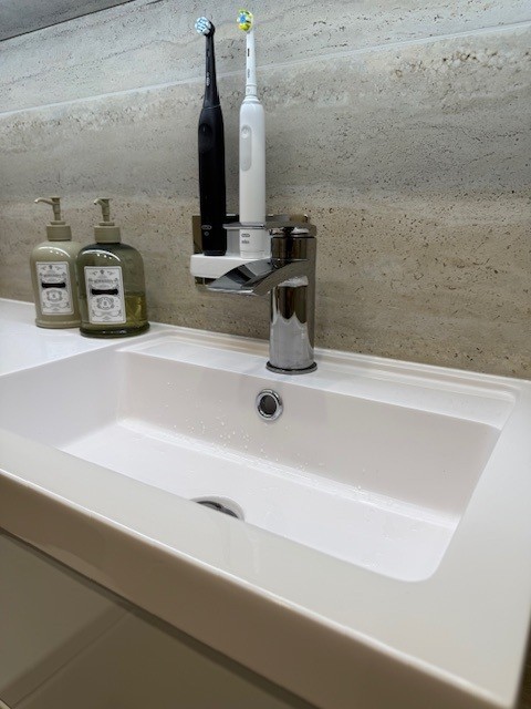 Travertine Shower